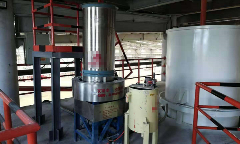 Aluminiumspasta automatisk målesystem